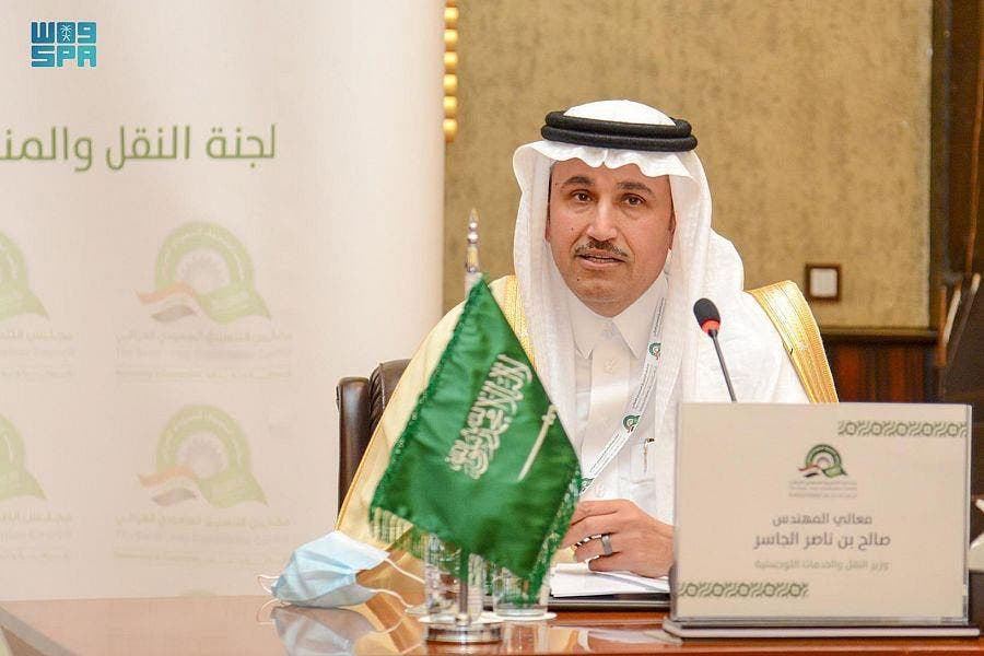 Saudi Minister of Transport and Logistic Services Saleh bin Nasser al-Jasser. (SPA)