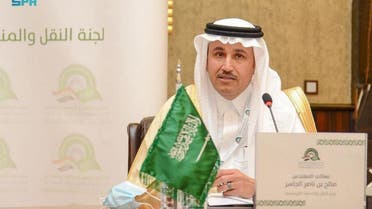 Saudi Minister of Transport and Logistic Services Saleh bin Nasser al-Jasser. (SPA)
