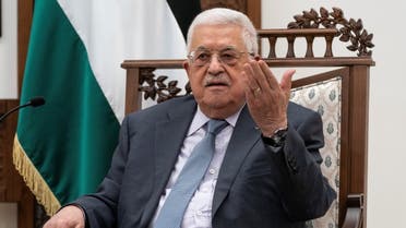 U.S. Secretary of State Antony Blinken meets with Palestinian President Mahmoud Abbas, in the West Bank city of Ramallah, May 25, 2021. Majdi Mohammed/Pool via REUTERS