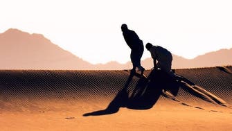 سعودی عرب میں ریت کے ٹیلوں کے جمالیاتی مناظر