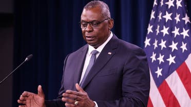 US Defense Secretary Lloyd Austin discusses the end of the military mission in Afghanistan at the Pentagon, Sept. 1, 2021. (Reuters) 