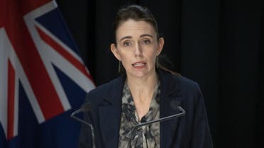 New Zealand's Prime Minister Jacinda Ardern speaks during a press conference in Wellington on September 4, 2021, after the country recorded its first Covid-related death in six months. (AFP)