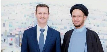 العماد مع بشار الأسد
