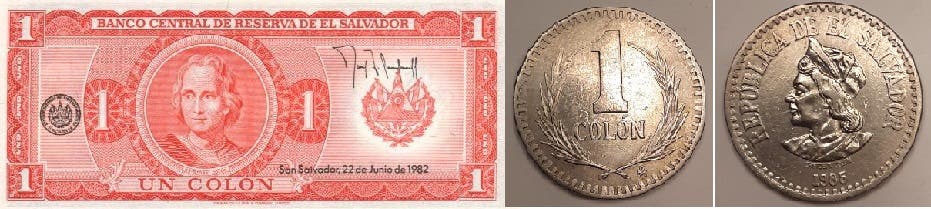 El colón fue la moneda oficial desde 1892 hasta que el dólar lo reemplazó en 2001, luego bitcoin a partir del 7 de septiembre.