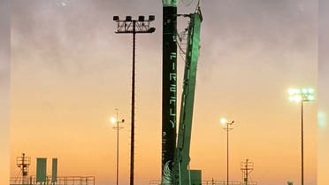 Firefly's Alpha Rocket at Los Angeles, California's Vandenberg Space Force Base before it took off and exploded mid-air. (Twitter)