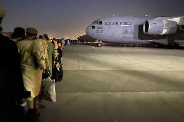 من عمليات الإجلاء التي قادتها أميركا في كابل في أغسطس الماضي