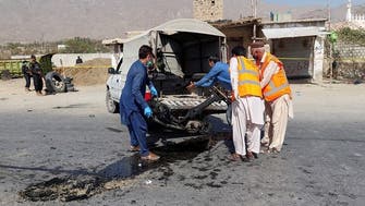 Pakistan suicide blast targeting police kills 3, wounds 28
