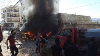 قتلى وجرحى جراء انفجار سيارة في عفرين بريف حلب