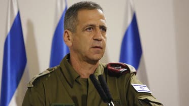Israel's Army Chief of Staff, Lieutenant General Aviv Kochavi, addresses the media at the Defence Ministry in Tel Aviv on November 12, 2019. (AFP)