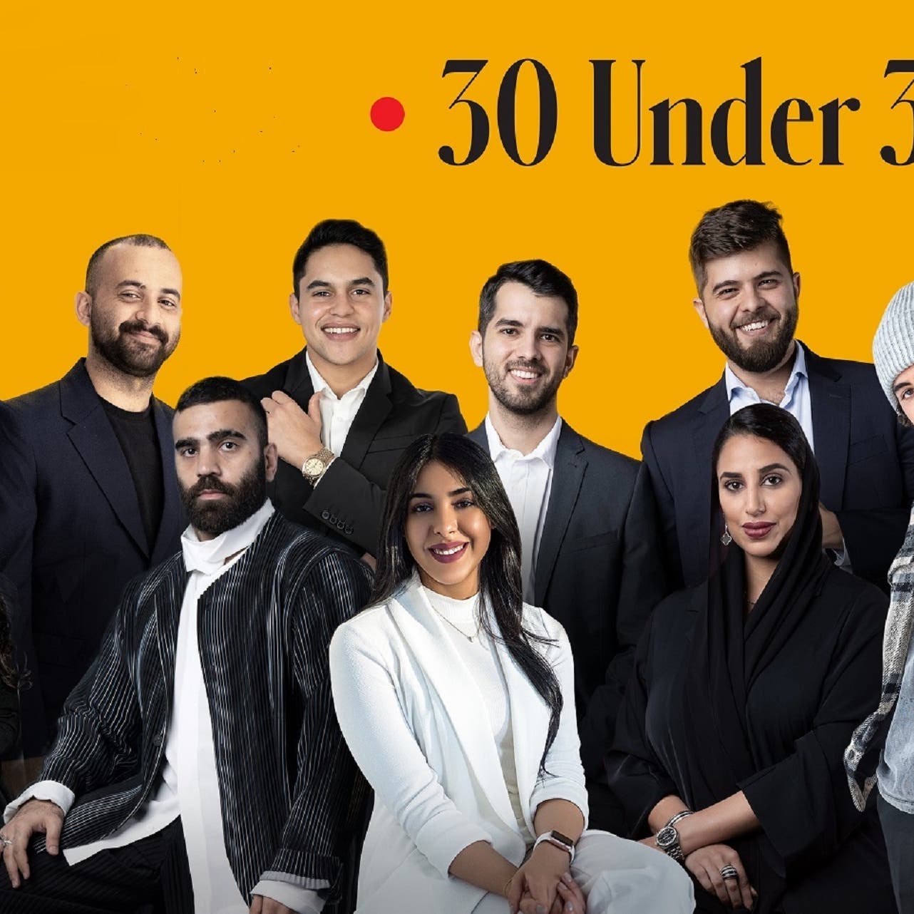 الإمارات ومصر تهيمنان على قائمة "30Under30"