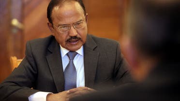 India's National Security Advisor Ajit Doval speaks during a meeting with Russian Foreign Minister Sergei Lavrov in Moscow, Russia May 10, 2018. (File photo: Reuters)