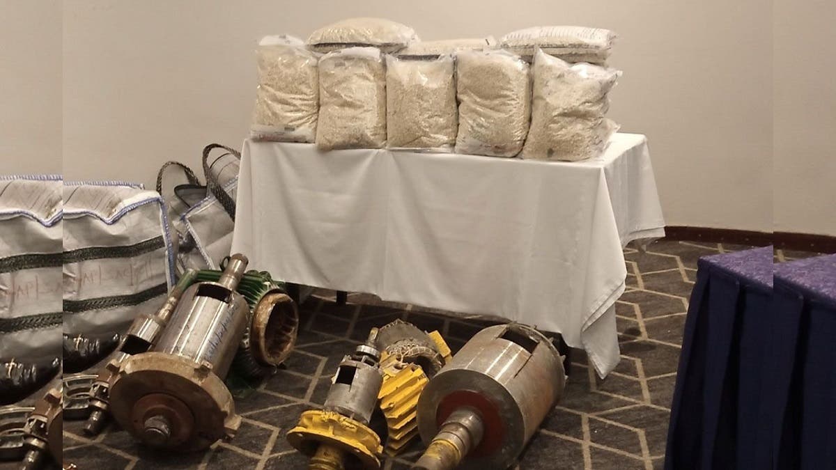 A attempt to ship Captagon pills inside machinery was foiled by Saudi authorities. (Twitter)