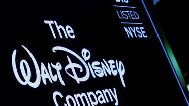  A screen shows the logo and a ticker symbol for The Walt Disney Company on the floor of the New York Stock Exchange (NYSE) in New York, US, December 14, 2017. (File photo: Reuters)