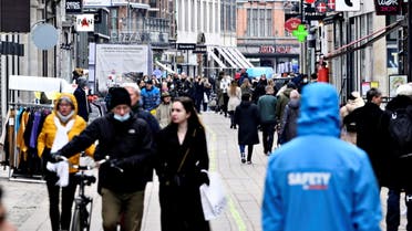 People walk on a street as stores reopen amid the coronavirus disease (COVID-19) pandemic in Copenhagen, Denmark March 1, 2021. (File photo: Reuters)