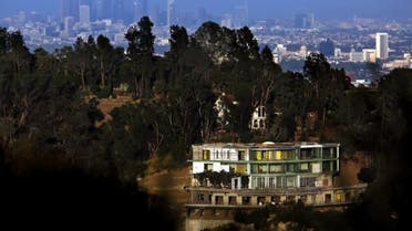 Mohamed Hadid's unfinished Bel-Air mansion, pictured in 2017. (Los Angeles Times)