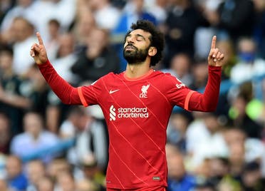 Liverpool's Mohamed Salah celebrates scoring a goal. (File photo: Reuters)