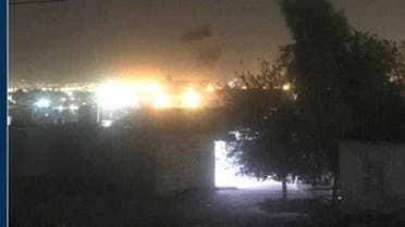 قصف على مطار أربيل