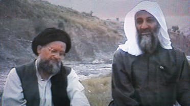 أسامة بن لادن وأيمن الظواهري (فرانس برس)