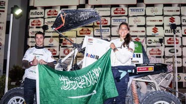 Dania Akeel became the first Arab and Saudi woman to win the 2021 FIA World Cup for Cross-Country Bajas. (Instagram)