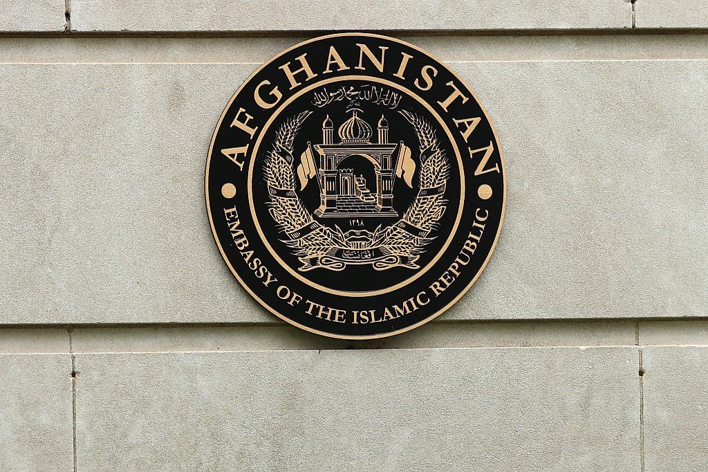السفارة الأفغانية في واشنطن (أ ف ب)