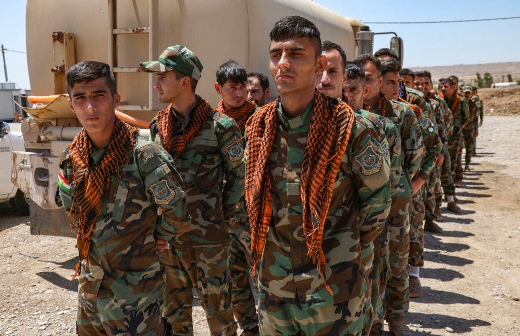 أعضاء حزب الحرية الكردي الإيراني الكردستاني (أ ف ب)