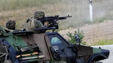  NATO Enhanced Forward Presence (EFP) French serviceman fires during a shooting exercise in Adazi military training ground, Latvia August 17, 2021. (File photo: Reuters)