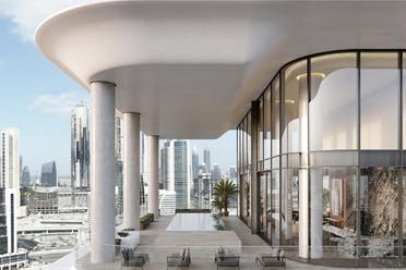 The super triplex penthouse at the Dorchester Collection by Omniyat sold for $20 million. (Supplied: Luxhabitat)