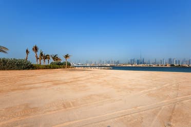 Plot of land, Jumeirah Bay Island. . Originally purchased for just over $9 million, the recent sale completed by Luxhabitat Sotheby’s International Realty saw its value rise to $16 million in under six months. (Supplied: Luxhabitat) 