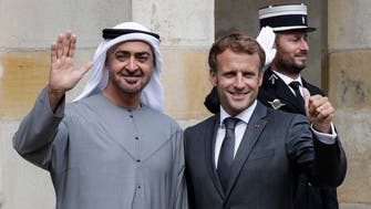 France’s Macron meets with Abu Dhabi Crown Prince in Paris