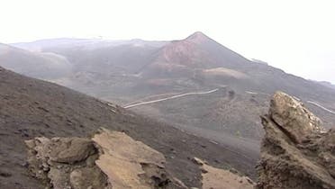 The Teneguia volcano in Spain’s Canary island of La Palma. (Reuters)