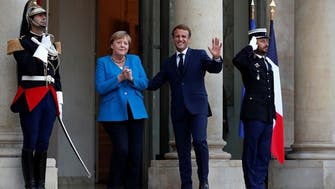 France’s Macron, Germany’s Merkel meet in Paris on world’s crises, EU issues