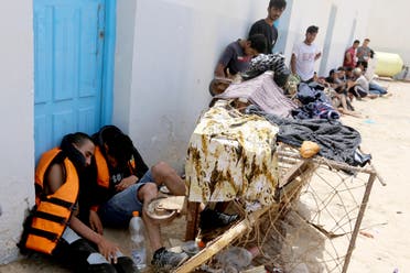 مهاجرون معتقلون في ليبيا "أرشيفية"