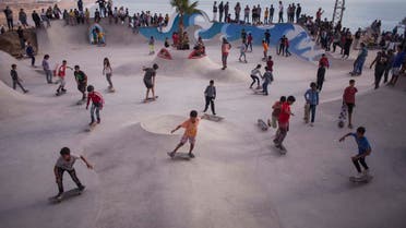 NGO Make Life Skate Life has opened Lebanon’s first public skatepark at Beirut’s Horsh park. (Image: Maghie Ghali) 