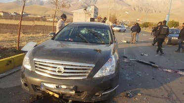 A view shows the scene of the attack that killed Prominent Iranian scientist Mohsen Fakhrizadeh, outside Tehran, Iran, November 27, 2020. (WANA (West Asia News Agency) via Reuters)