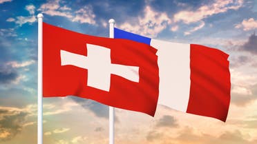 أعلام سويسرا فرنسا 2