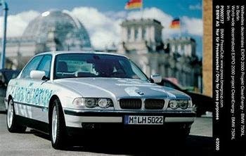 It was BMW that first thought to free the industry from the tyranny of oil dependence, with the introduction of the first hydrogen-powered clean-energy car at Hanover’s Expo. (File photo)