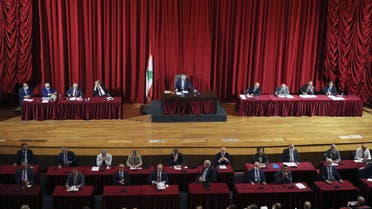 Lebanese Parliament Speaker Nabih Berri heads a parliamentary session, to discuss the new cabinet's policy program and hold a vote of confidence at UNESCO palace in Beirut, Lebanon September 20, 2021. (File photo: Reuters)