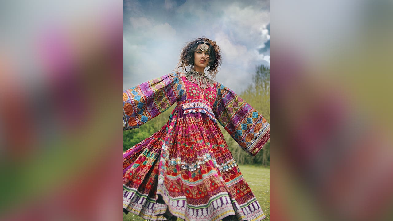 Buy Wedding Afghan Dress for Women Traditional Afghan Dress With Full Hand  Made With Golden Embroidery Online in India - Etsy