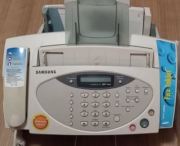 Known then as an “image telegraph,” the fax machine was invented by English physicist Frederick Bakewell, who built on a theoretical concept developed by Alexander Bain, a Scottish mechanic, 10 years earlier. (File photo)