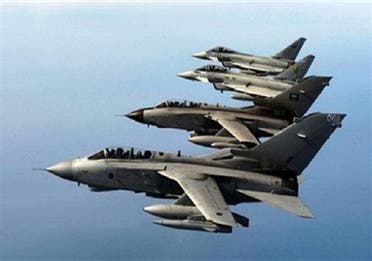 یمن کی فضاوں میں عرب اتحادی فوج کے طیارے
