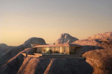Developers behind Saudi Arabia’s ambitious Red Sea Project has revealed design plans for a new mountain resort named Desert Rock. (Supplied)