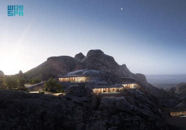 Guests will enter the resort through a hidden valley nestled between the mountains. (Supplied)