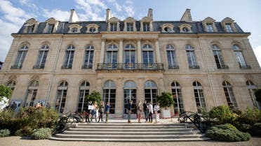People visit the Elysee Palace in Paris, as part of the 38th edition of the European Heritage days on September 18, 2021.