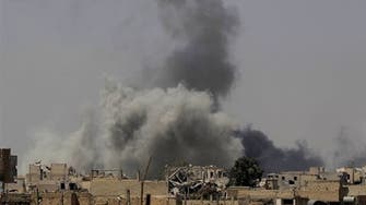 حمله هوایی به سکوهای پرتاب موشک وابسته به نیروهای ایرانی در البوکمال سوریه 