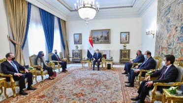 Egypt’s president meets with US National Security Advisor Jake Sullivan. (Supplied)