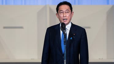 Former Japanese Foreign Minister Fumio Kishida speaks after being announced the winner of the Liberal Democrat Party leadership election in Tokyo, Japan September 29, 2021. Carl Court/Pool via REUTERS