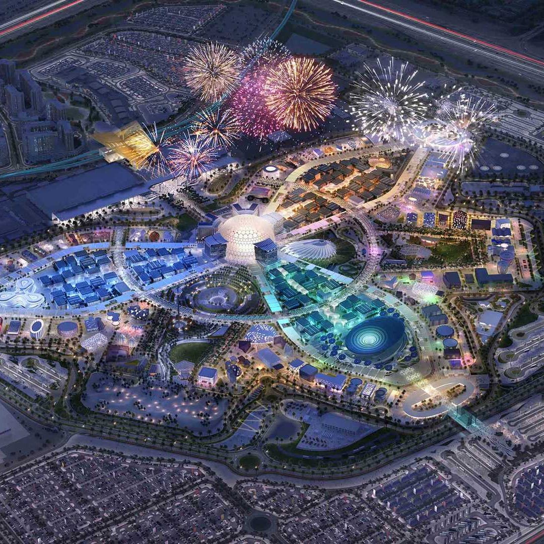 انطلاق حفل افتتاح إكسبو 2020 في دبي
