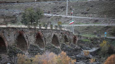 A view shows the ancient Khodaafarin Bridge near the border with Iran in the area. (Reuters)