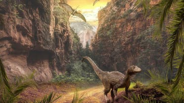 The rise of dinosaurs coincided with environmental changes driven by major volcanic eruptions over 230 million years ago, a new study reveals. (Supplied)