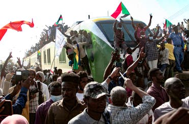 تظاهرات دعم للتحول المدني في السودان (أرشيفية- فرانس برس)